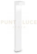 Sirio paletto ip65 h.80cm 1 luce attacco gx53 bianco