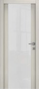 Porta interna a battente Oxford Vetrata colore palissandro, L 90 x H 210 cm, apertura reversibile