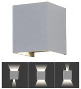 Applique LED da esterno LED/5W/230V 3000K IP65 grigio