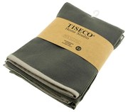 Set di 3 strofinacci in cotone grigio, 50 x 70 cm - Tiseco Home Studio