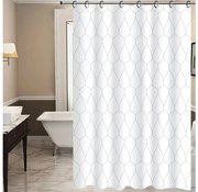 Tenda doccia TORO EASY 178x199 cm bianco/grigio