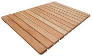 Pedana Doccia Antiscivolo 105X63 in Legno ideale per Piatto Doccia 120x80 cm