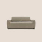 Duna Divano letto matrimoniale con materasso 20 cm in tessuto impermeabile T03 marrone