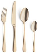 Set di posate in acciaio inox AUSTIN, 24 pezzi, dorate