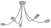 Plafoniera pop Fless Ø 110 cm bianco IP20, 5XE27