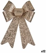 Decorazione pensile Bronce PVC Fiocco 16 x 24 x 4 cm (12 Unità)