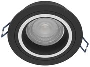 Faretto Ad Incasso Moderno Carosso Z Alluminio Nero Led Integrato 4,7W