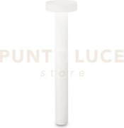 Tesla paletto ip44 4 luci attacco g9 80cm luce verso il basso bianco