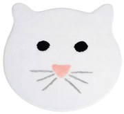 Tappetino da bagno bianco 90x90 cm - Foutastic