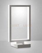 Bard lampada da tavolo bianca a led 3000k - 15w - 1720 lm dimmerabi...