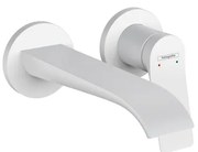 Rubinetto per lavabo a canna media getto a cascata d'acqua Vivenis cromato lucido HANSGROHE H 11.5 cm