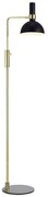 Markslöjd 106972 - Lampada da terra dimmerabile LARRY 1xE27/60W/230V nero/oro