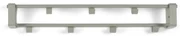 Appendiabiti da parete in metallo grigio-verde Rex - Spinder Design