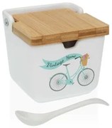 Portazucchero Versa Bicicletta Ceramica 8,8 x 8,5 x 8,8 cm