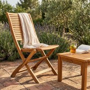 MULIER - sedia da giardino pieghevole in legno massiccio di acacia