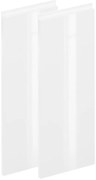 Anta per pensile alto, angolare interno DELINIA ID Tokyo L 29.7 x  H 76.5 cm bianco lucido