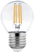 Lampada LED E27 6W a Filamento 140 lm/W Dimmerabile - G45 Colore Bianco Caldo 2.700K