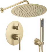 Set doccia da incasso Rea Argon Gold Brush  + BOX