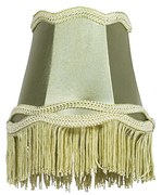 Paralume in tessuto verde 12 cm - Granny