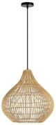 Immax 08257L - Lampadario a sospensione con filo PELO 1xE27/40W/230V diametro 40 cm rattan