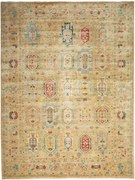 Samarkand Tappeto orientale 250 x 340 Verde (Pakistan) Annodato A Mano