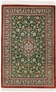 Ghom Tappeto persiano 100x150 Verde (Iran) Annodato A Mano