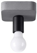 Sollux  SL.1156 - Faretto TAVO 1xE27/15W/230V calcestruzzo
