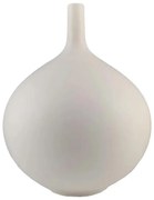Vaso in ceramica bianco 24 cm