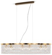 Lampadario Contemporaneo Dune Metallo Oro 6 Luci