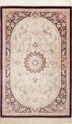Ghom Tappeto 120 x 80 Beige (Iran) Annodato A Mano