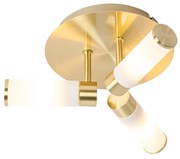 Plafoniera moderna per bagno in ottone 3 luci IP44 - Bath