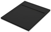 Piatto doccia SENSEA in resina Neo nero L 70 x L 90 x H 3 cm opaco effetto pietra