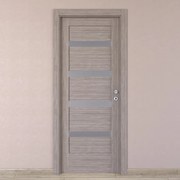 Porta battente Capena 5 beige L 80 x H 210 cm sinistra