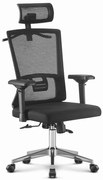 Sedia da ufficio ergonomica girevole HC- 1027 BLACK MESH