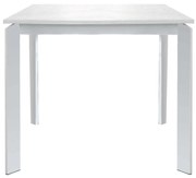 BRAXTON - tavolo da pranzo moderno allungabile in acciaio