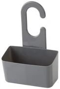 Portaoggetti In PVC Grigio Moderno Per Box Doccia