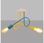 Plafoniera per bambini OXFORD 2xE27/15W/230V