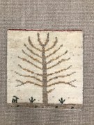 Gabbeh Tappeto 40 x 40 Beige (Iran) Annodato A Mano