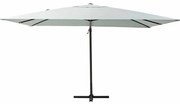 Ombrellone decentrato grigio Aura NATERIAL L 281 x 386.5 cm con telo bianco