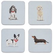 Set di 4 sottobicchieri Curious Dogs - Cooksmart ®