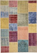 Patchwork Tappeto 170x240 (Tacchino) Annodato A Mano