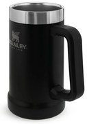 Tazza termica nera in acciaio inox 700 ml The Big Grip Beer Stein Black – Stanley