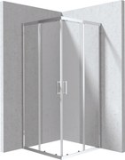 Deante Funkia Evo box doccia 80x80 cm quadrato cromo lucida/vetro trasparente KYC_0088P