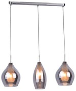 Azzardo AZ2149 - Lampadario a sospensione con filo AMBER MILANO 3xG9/40W/230V