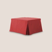 TIP-TOP Pouf LETTO in TESSUTO impermeabile T13 rosso