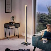 Lampada da terra LED Camacho marrone, luce bianco caldo 2400 lumen EGLO