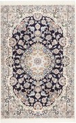 Nain Tappeto persiano 150x100 Blu (Iran) Annodato A Mano