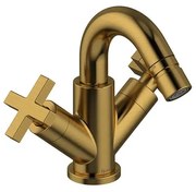 Rubinetto per bidet getto aerato Los Angeles HUBER oro spazzolato satinato