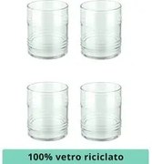 Set 4 bicchieri acqua Aware Tin Can Pasabahce