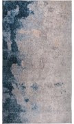 Tappeto lavabile blu e crema 150x80 cm - Vitaus